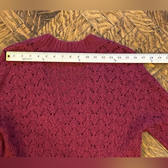 Ted Baker Red V-Neck Sweater - Size 4 US / 1 UK - Picture 9 of 15